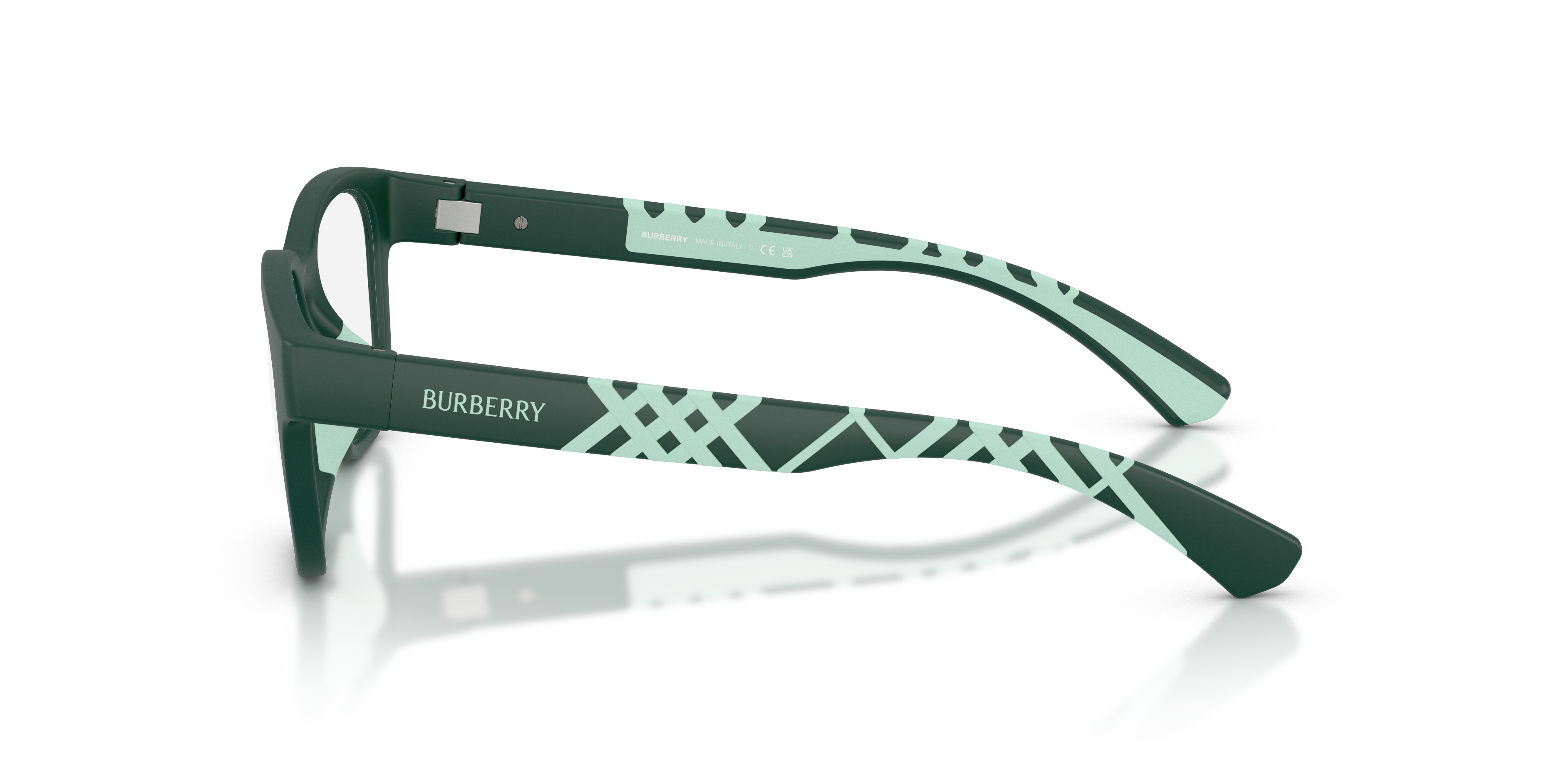 Burberry Kid Burberry JB2017U 4239 Optical frames Injected Green Transparent Squared Norma