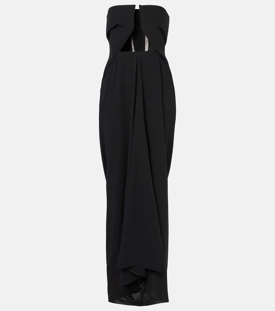 Amphora Prong wool grain de poudre gown