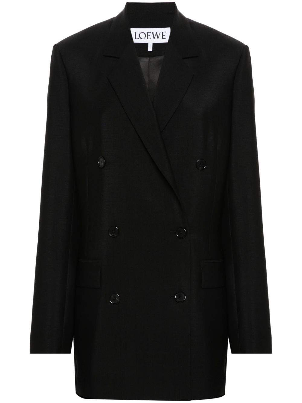 Double-breasted blazer - Black