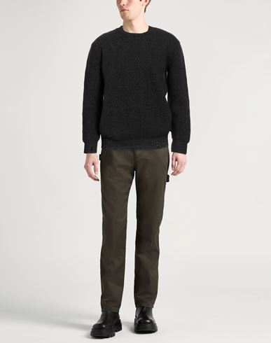 Man Sweater Black Size L Cotton, Nylon, Elastane