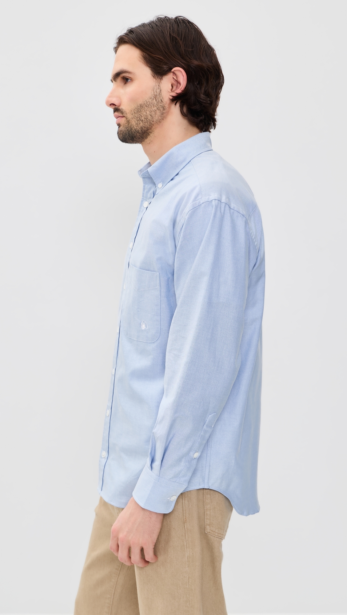 Logo Oxford Shirt Blue