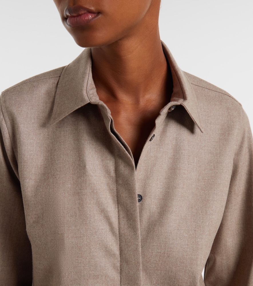 Tebaide cashmere-blend shirt