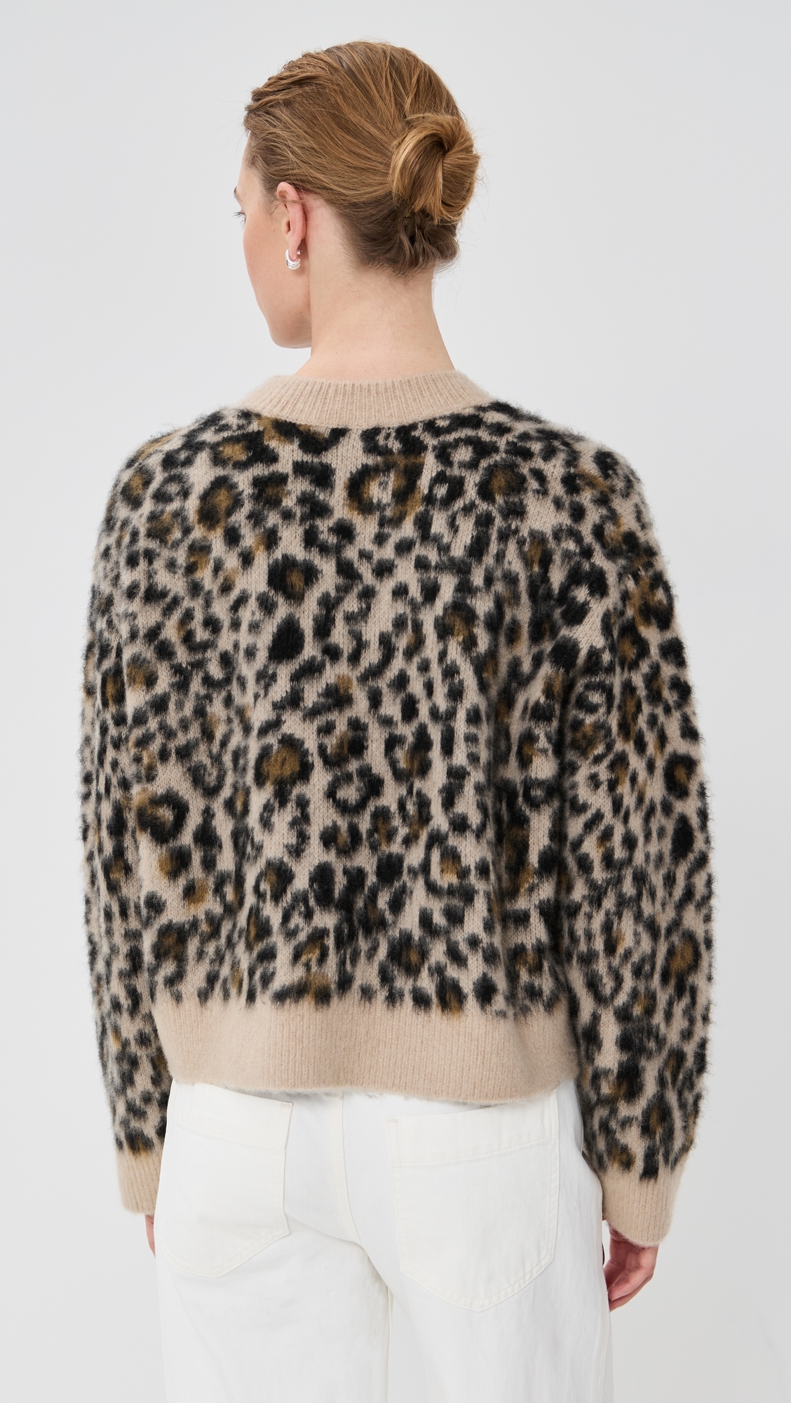 Zamira Sweater Jute Leopard