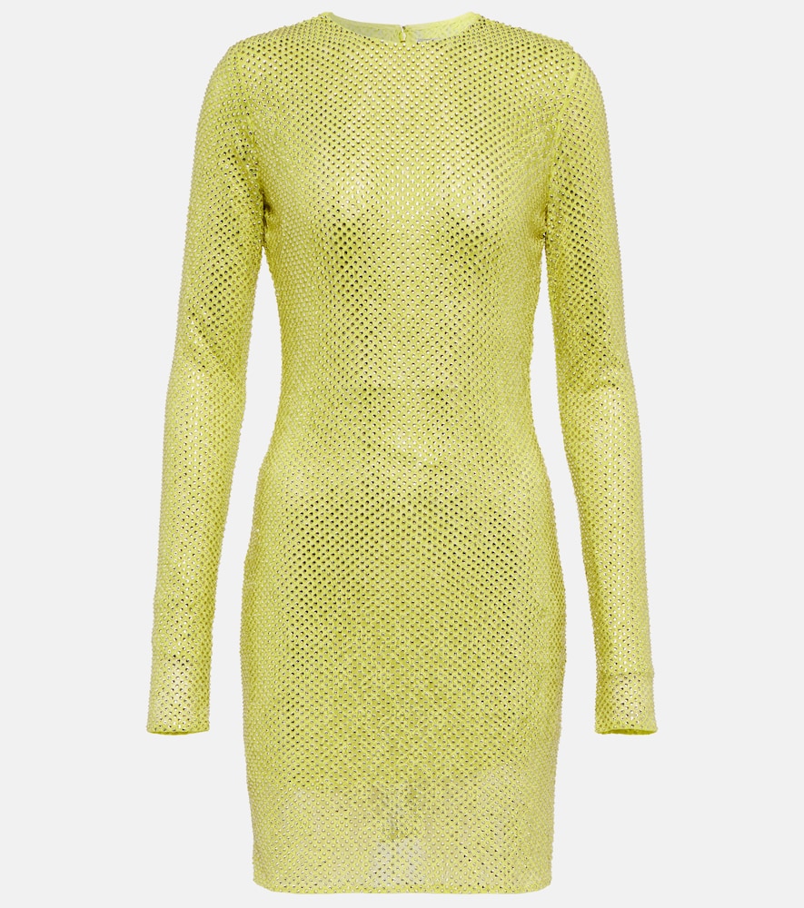 Crystal-embellished minidress