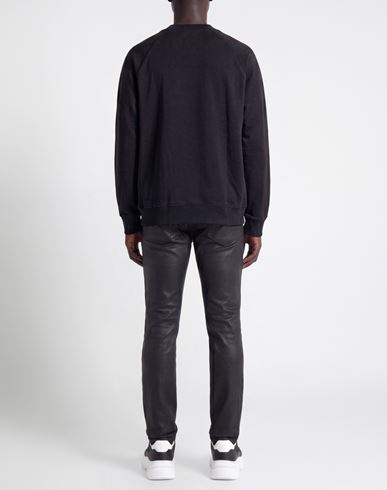 Man Sweatshirt Black Size S Cotton