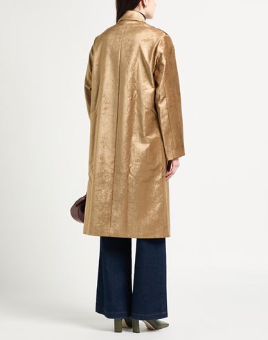 Forte_forte Woman Coat Camel Size 3 Cotton, Viscose, Elastane
