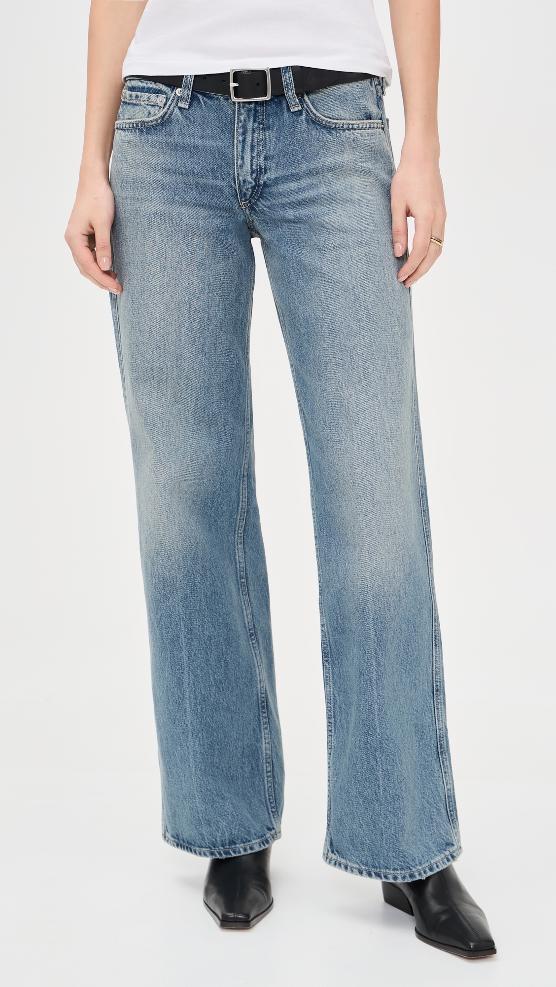 Saige Full Straight Jeans Rosland