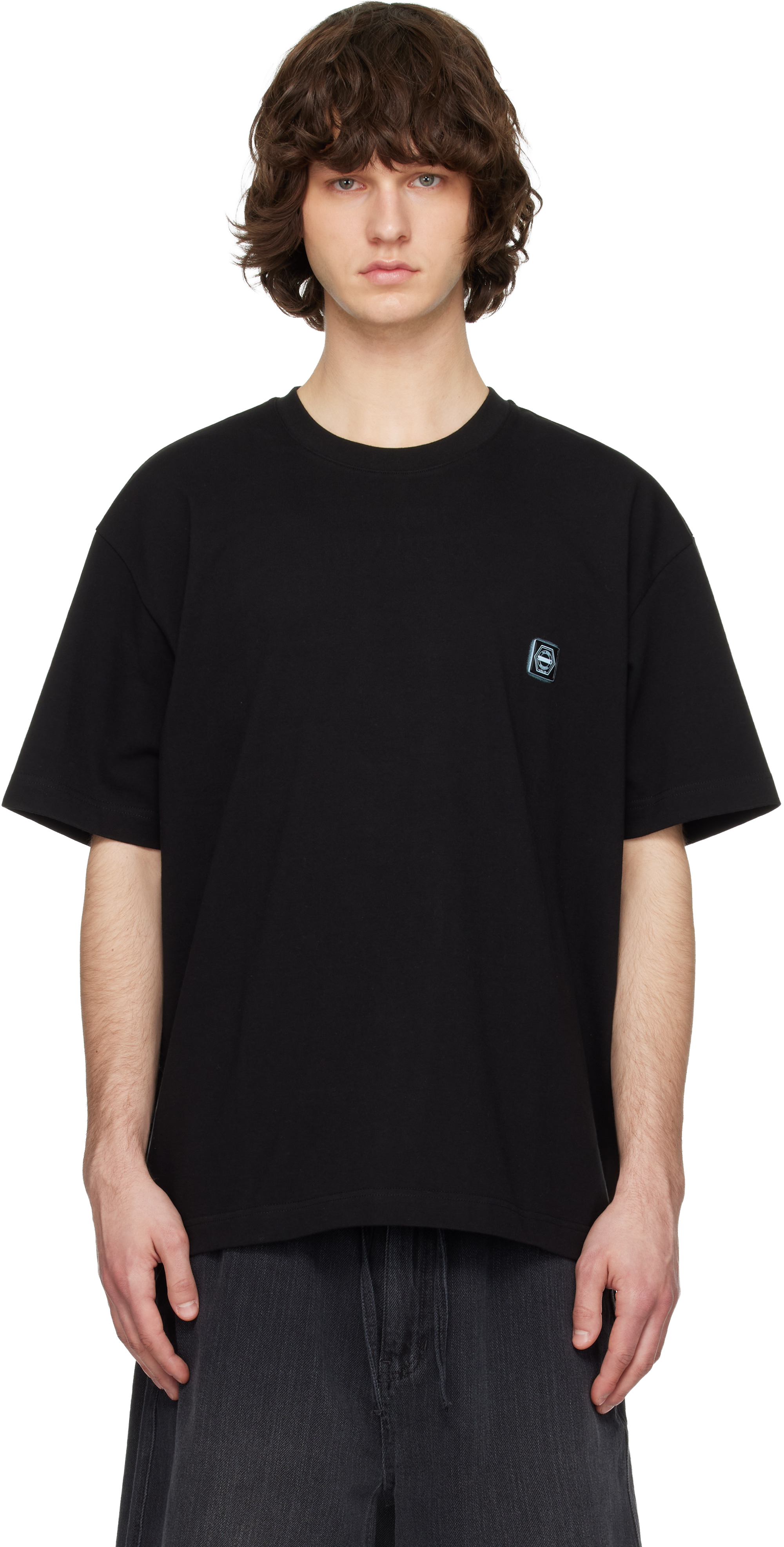 Black Butterfly Graphic Short-Sleeve T-shirt
