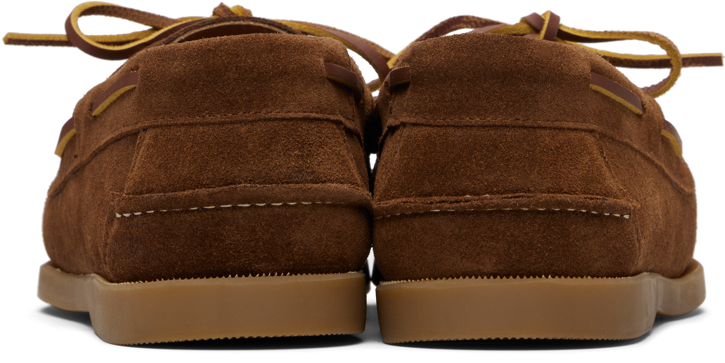 Tan Saler Nautic Suede Boat Shoes