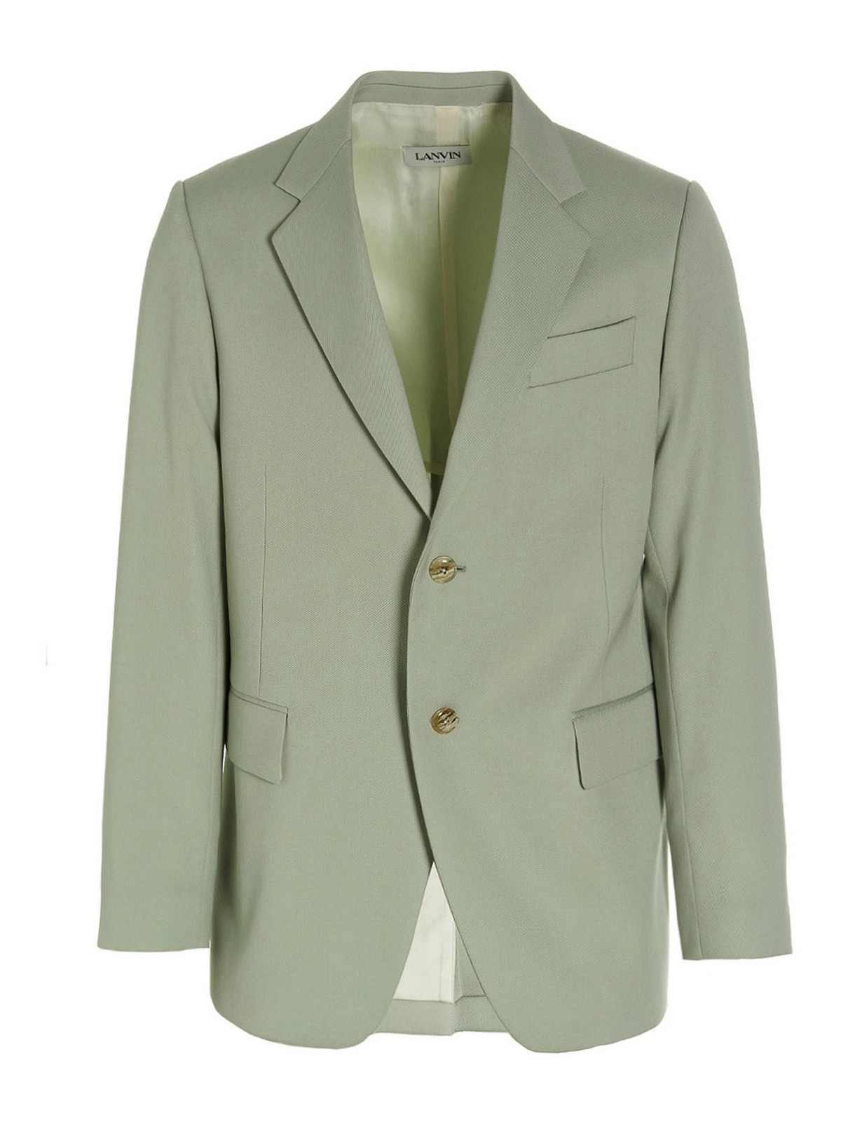 Wool single breast blazer jacket