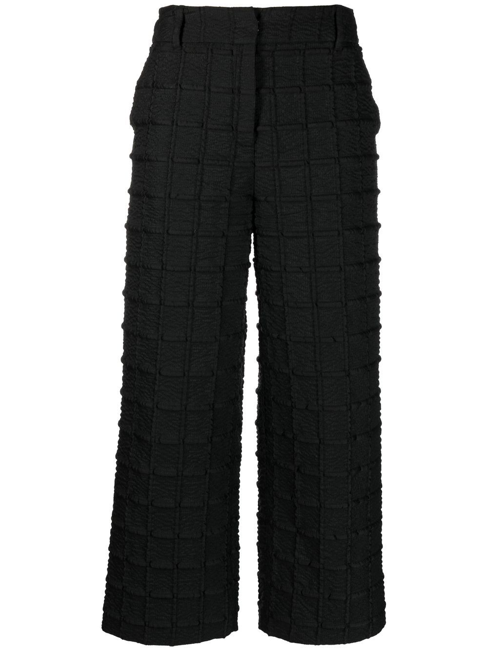 Jaylee mid-rise cropped trousers - Black