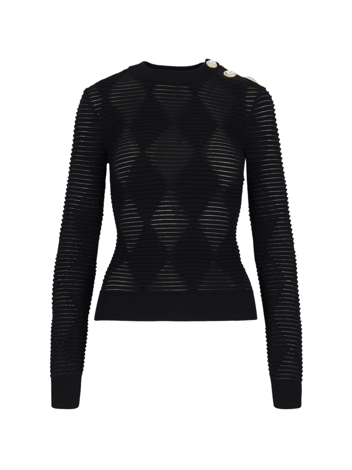 Viscose Blend Knit Sweater for Women