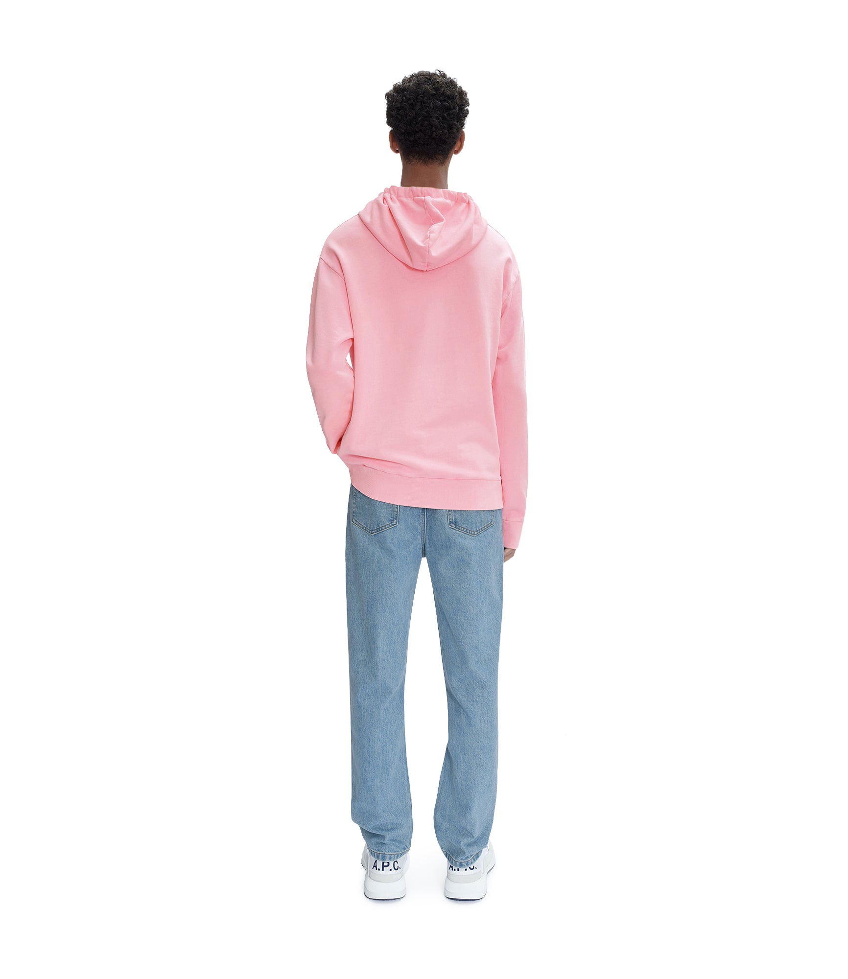Larry Fluo hoodie FAM - Fluorescent pink