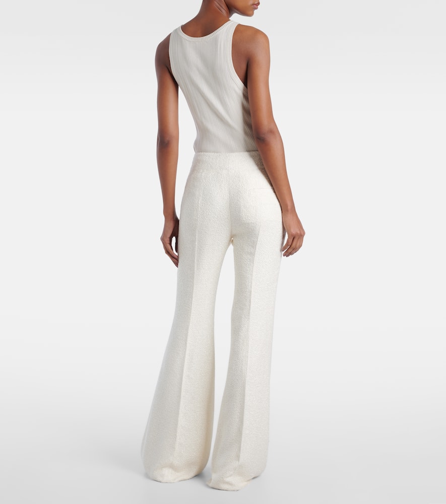 Rhein flared silk pants