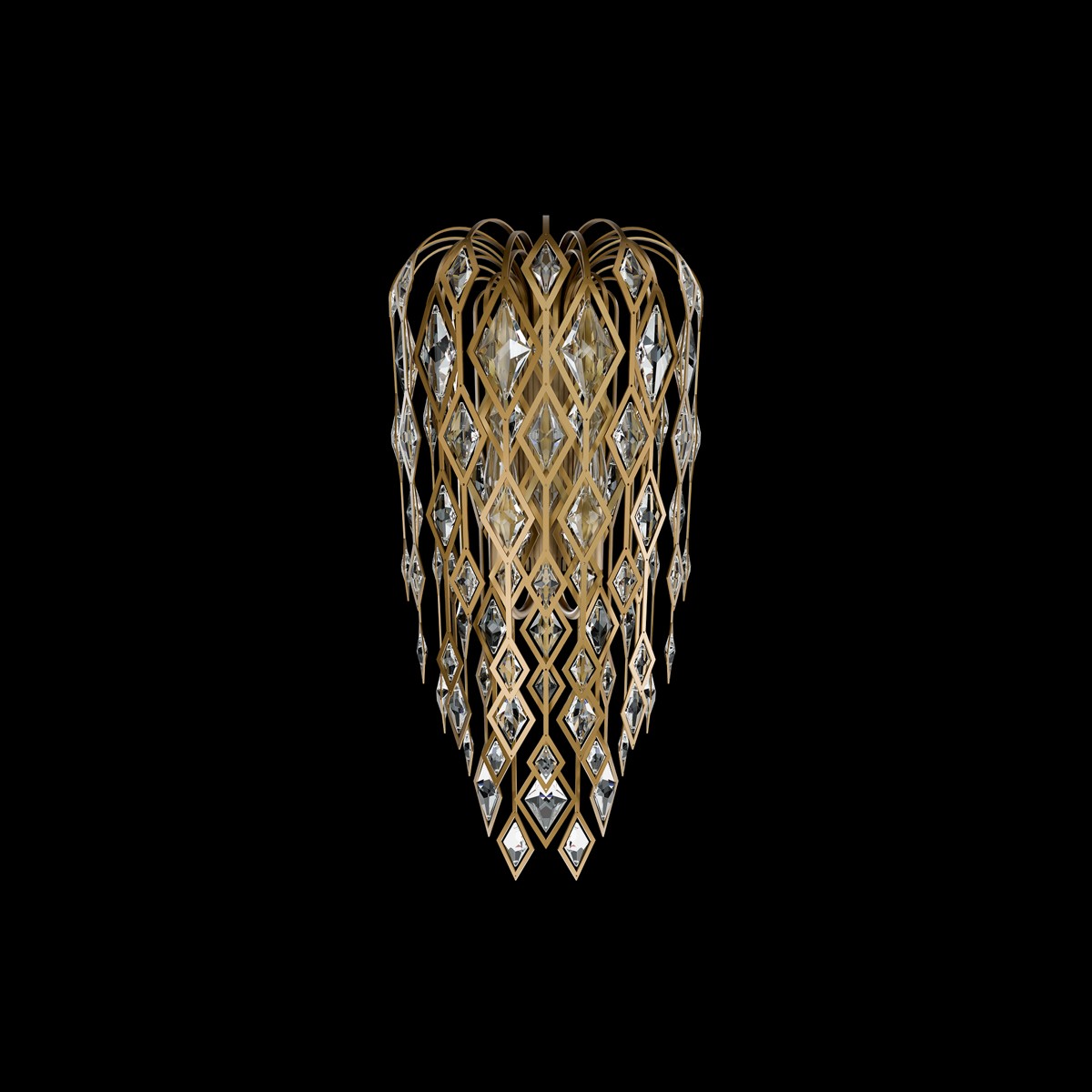 Aged Brass Chandelier from the Laureline Collection