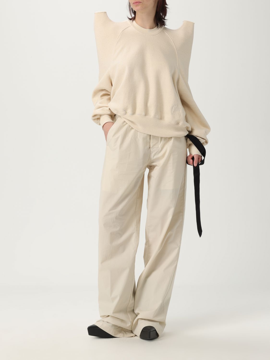 Sweater RICK OWENS DRKSHDW Woman color Beige