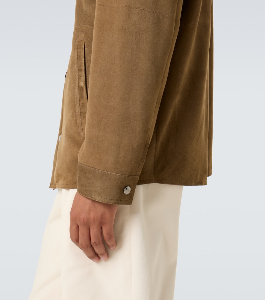 Suede overshirt