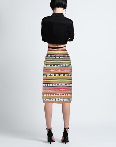 Woman Midi skirt Camel