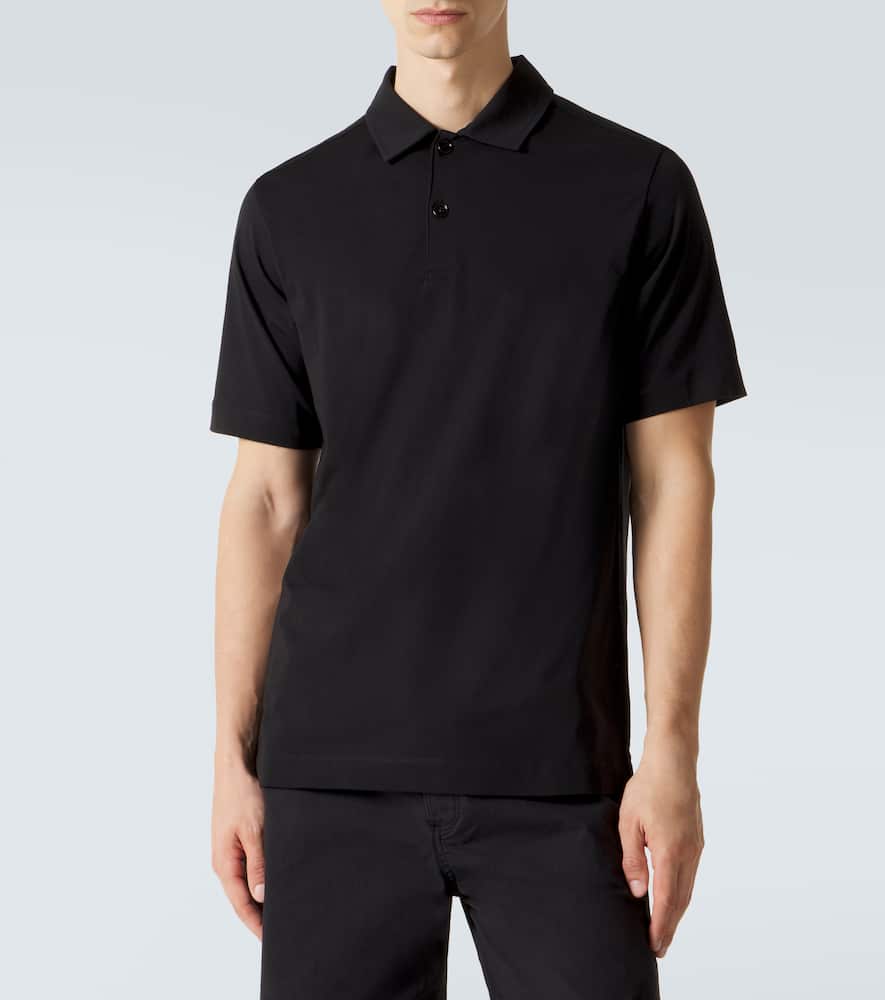 Cotton jersey polo shirt