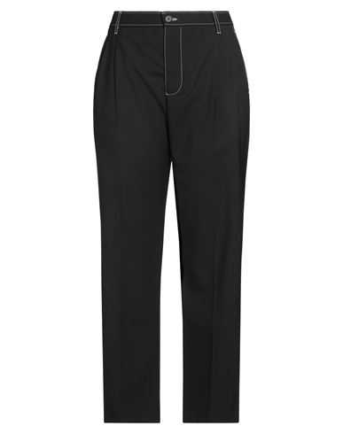Woman Pants Black Size 20 Virgin Wool