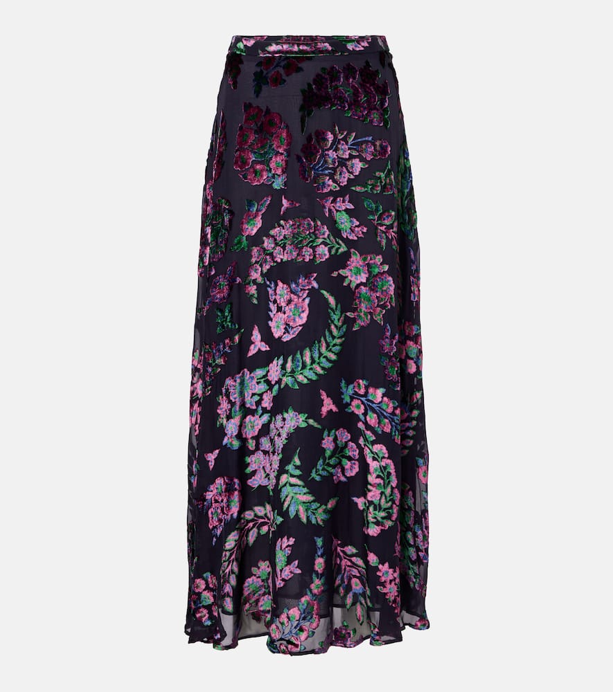 Floral maxi skirt