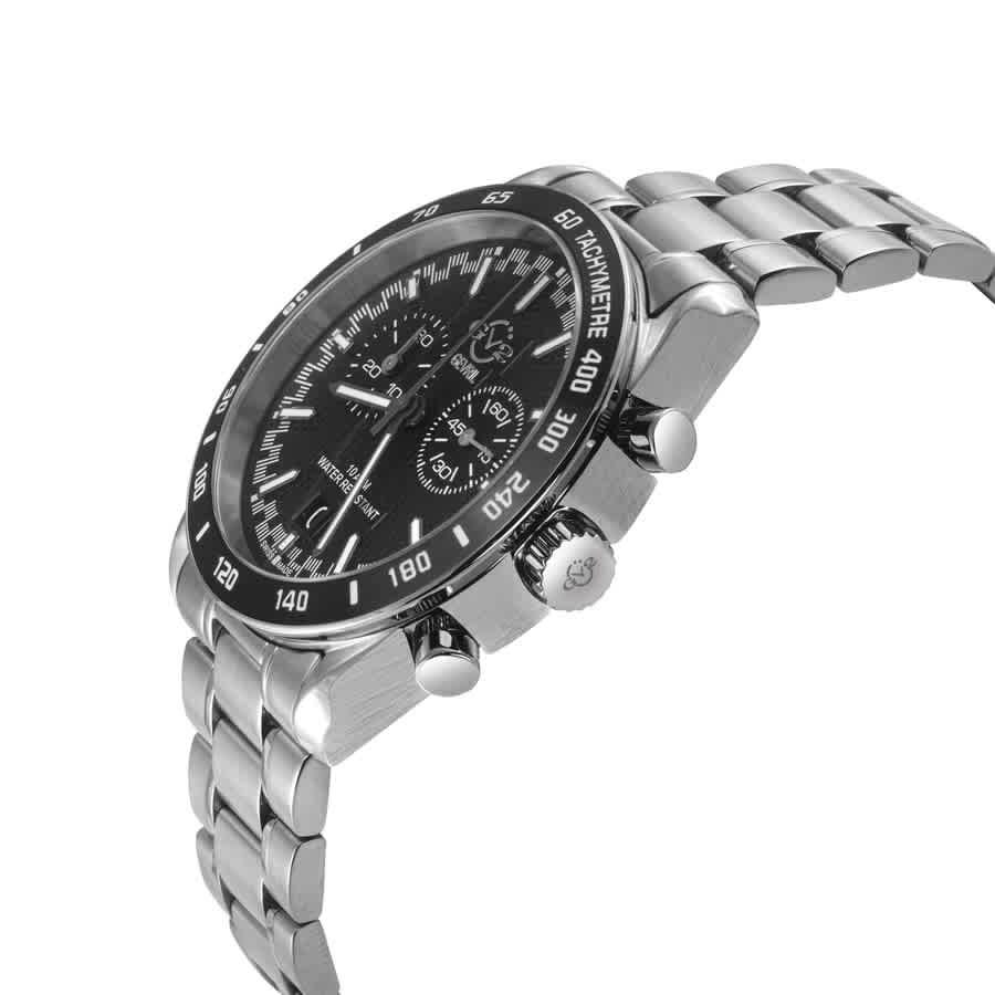 Freccia Chronograph Quartz Black Dial Mens Watch 42901B