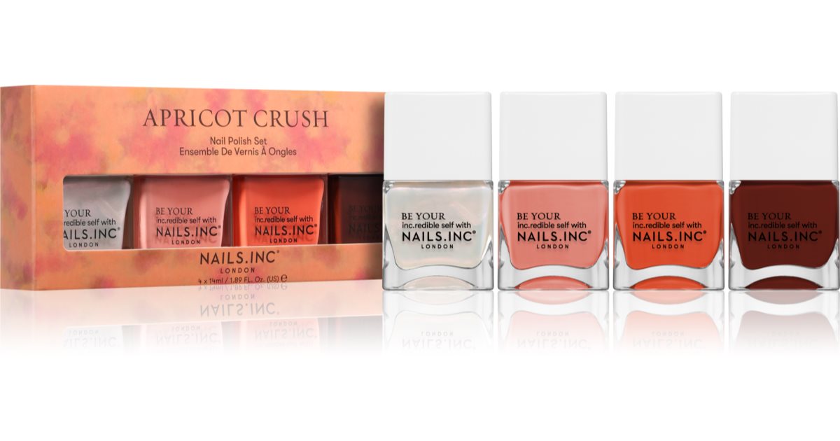 Nails Inc. Apricot Crush set di smalti per unghie