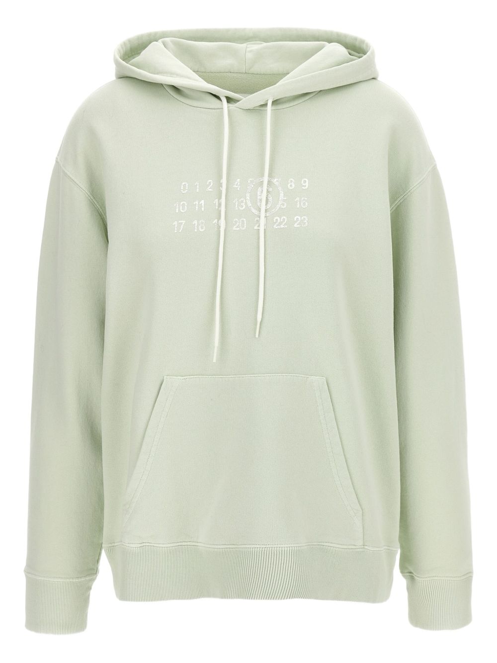 Numeric signature hoodie - Green