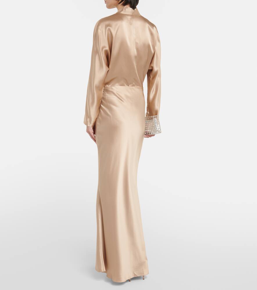 The Sei Silk satin gown