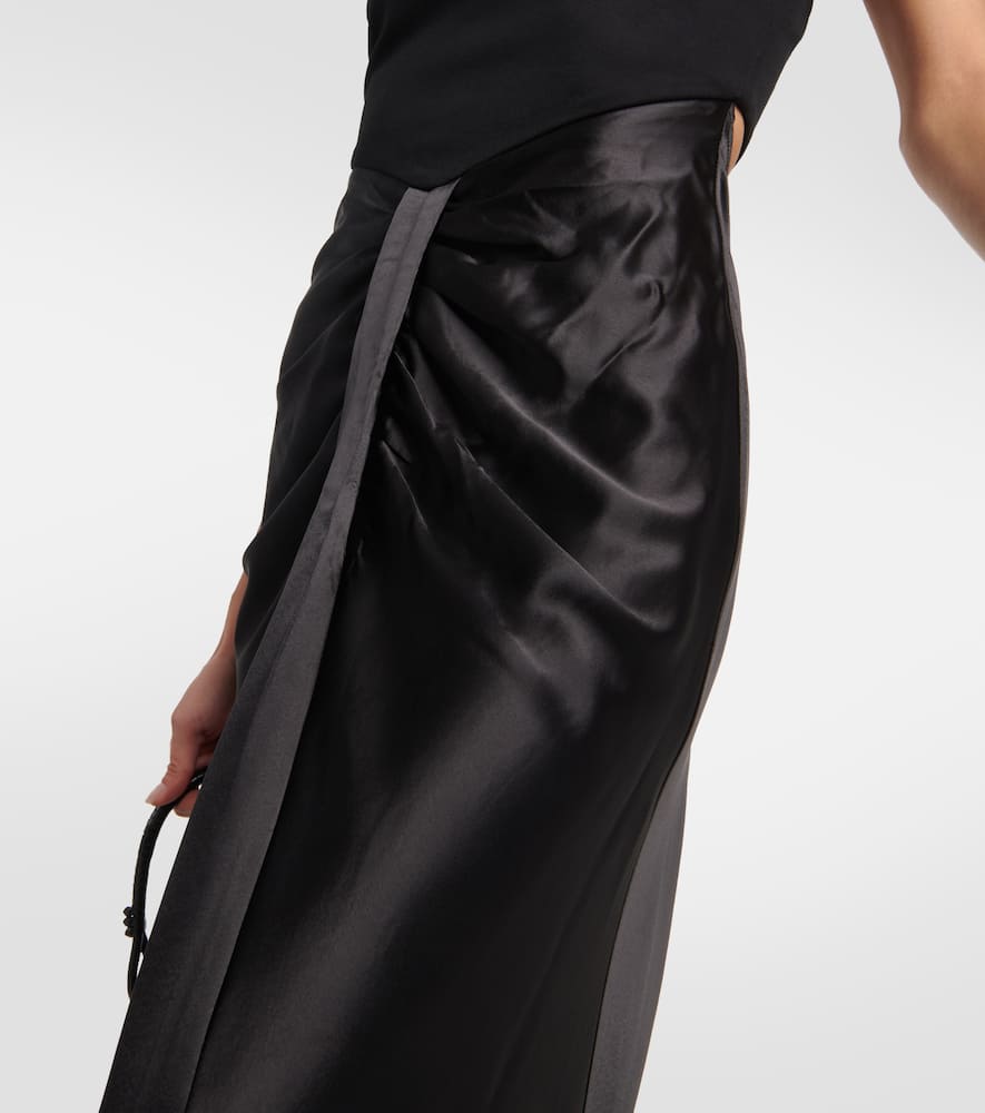 Staud Wayfaring strapless maxi dress