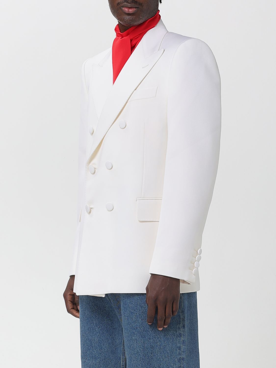 Jacket Men color White