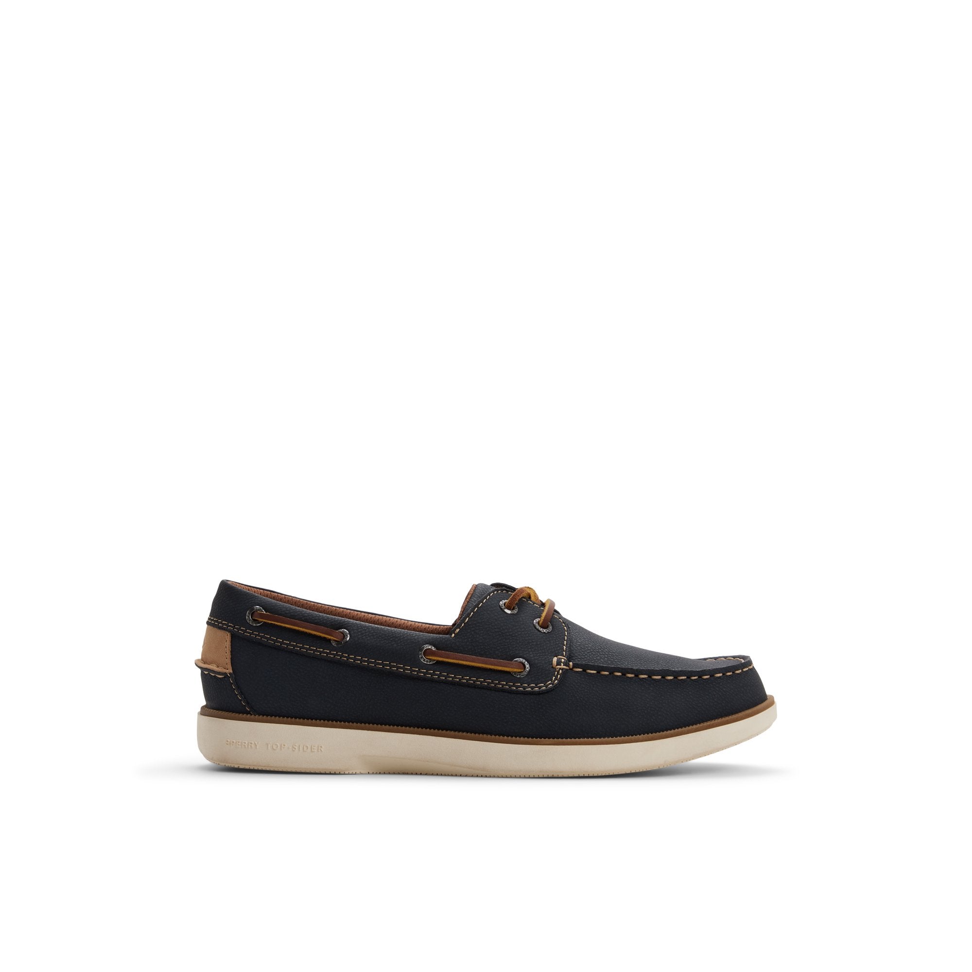 Hull 2 Eye Boat Shoe in Navy