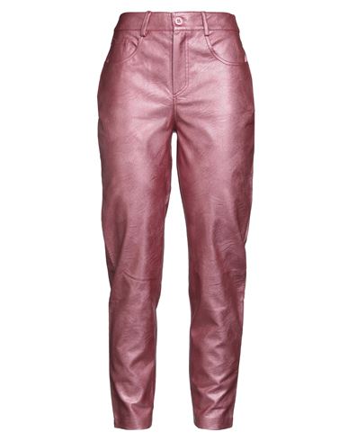 Woman Pants Pink Size 4 Viscose, Polyurethane