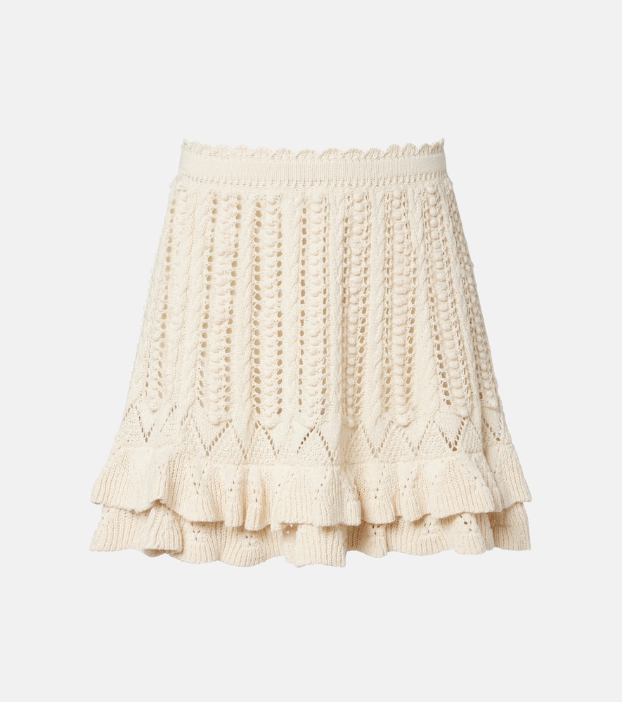Cotton miniskirt
