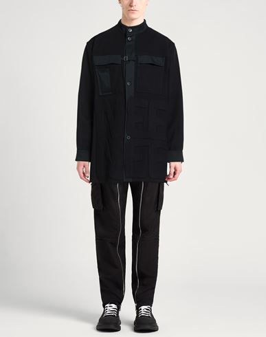 In Conversation With Mélanie Matranga Man Shirt Midnight blue Size 19 Virgin Wool, Polyamide, Cashmere, Cotton