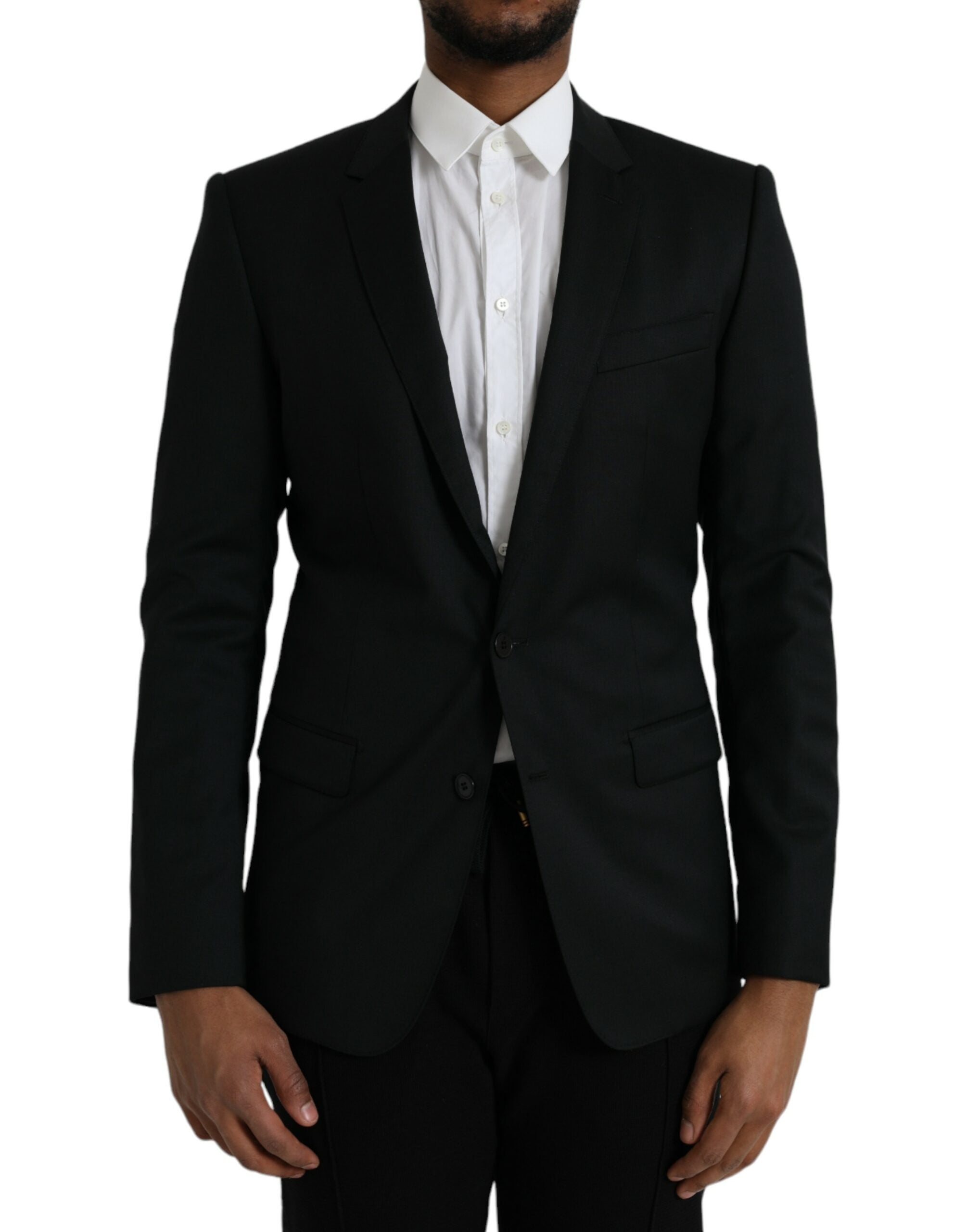 Virgin Wool Blazer — Black