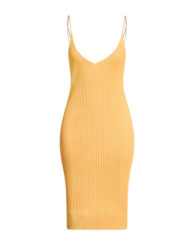 Woman Midi dress Marigold Size M Viscose, Polyamide