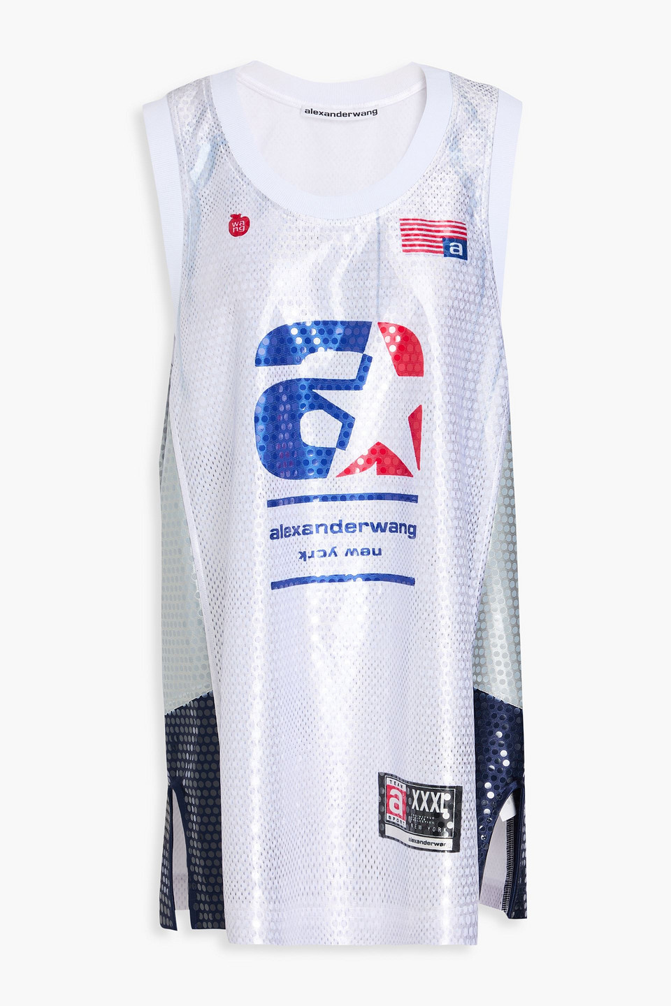 Alexander Wang | Sequined printed jersey tank | Realry