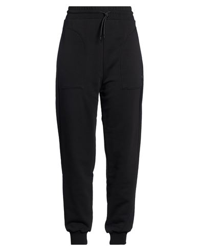 Woman Pants Black Size M Cotton, Polyester