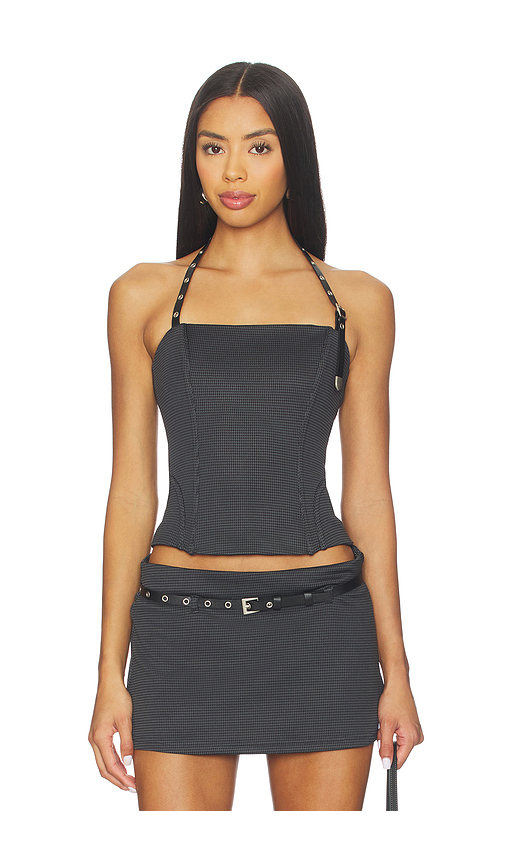 With Jean Iris Top in Black. - XS also in L, M