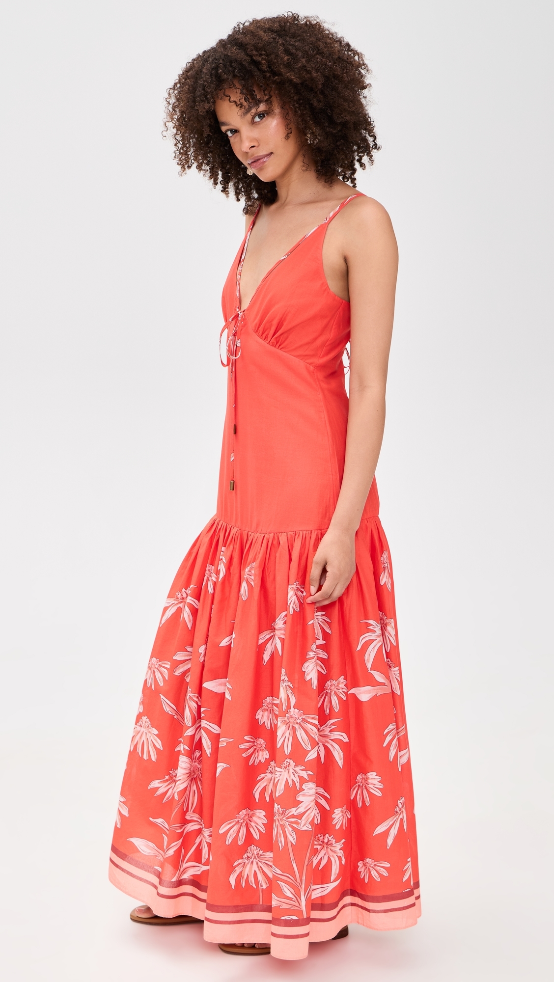 Ruby Strappy Maxi Dress Red