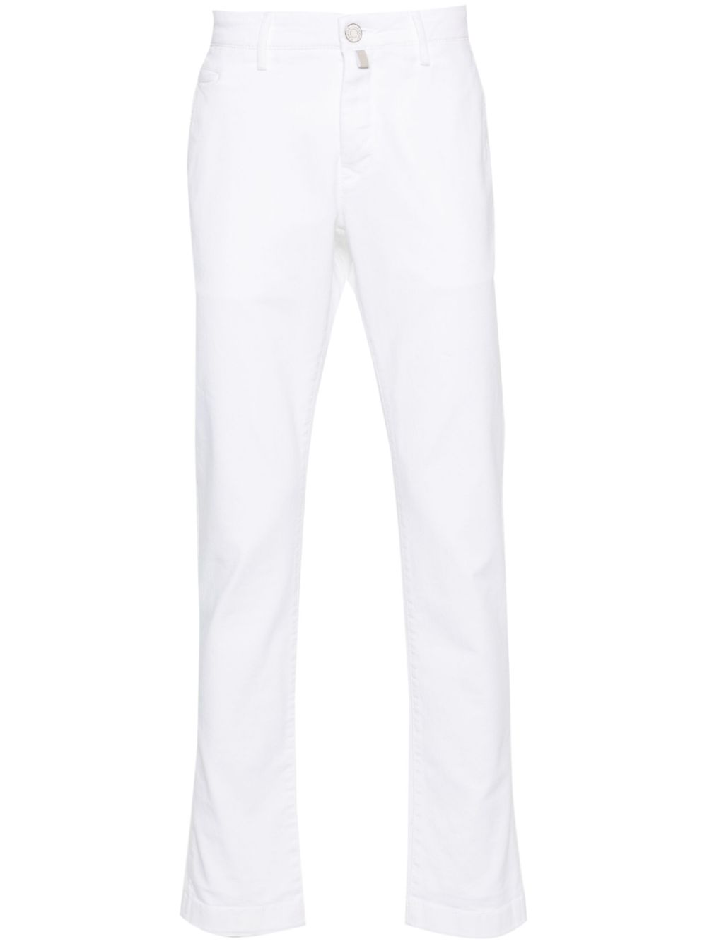 Bobby low-rise slim-fit jeans - White