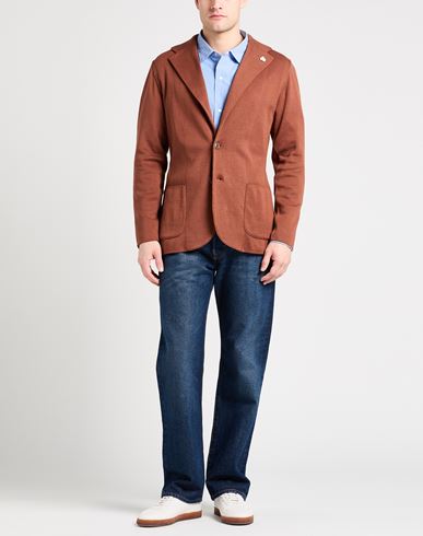 Man Blazer Brown Size XL Cotton