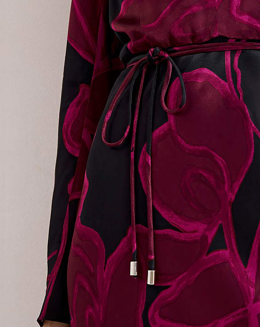 Phase Eight Rhea Printed Satin Dre