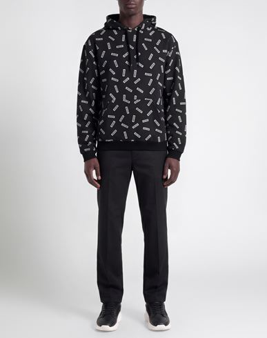 Man Sweatshirt Black Size XL Cotton