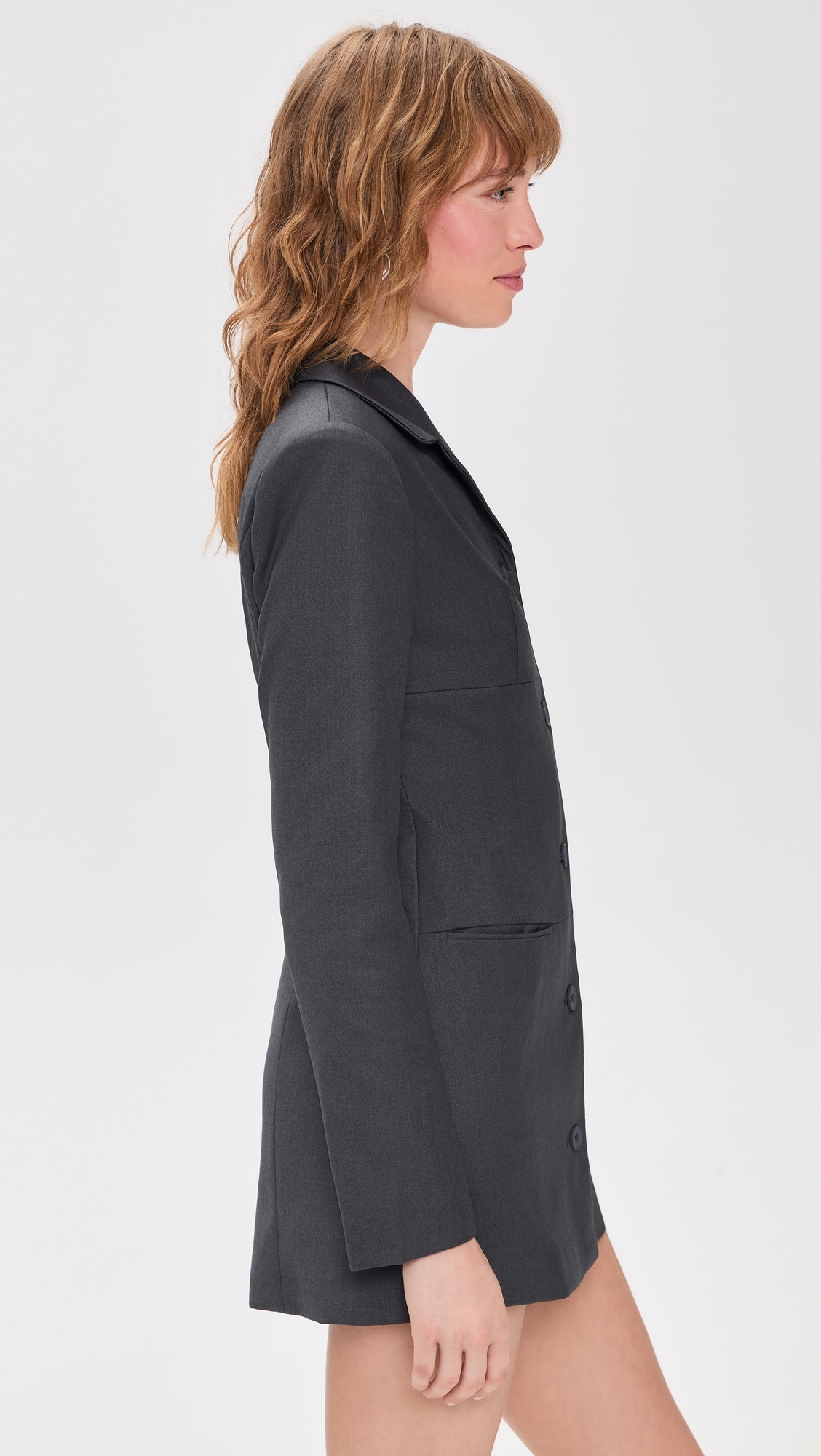Carmela Mini Dress Charcoal