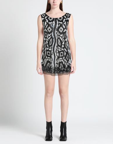 Woman Mini dress Black Size 8 Polyester
