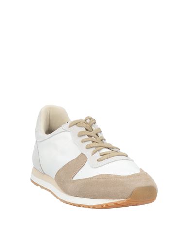 Man Sneakers Off white Size 10 Leather, Textile fibers
