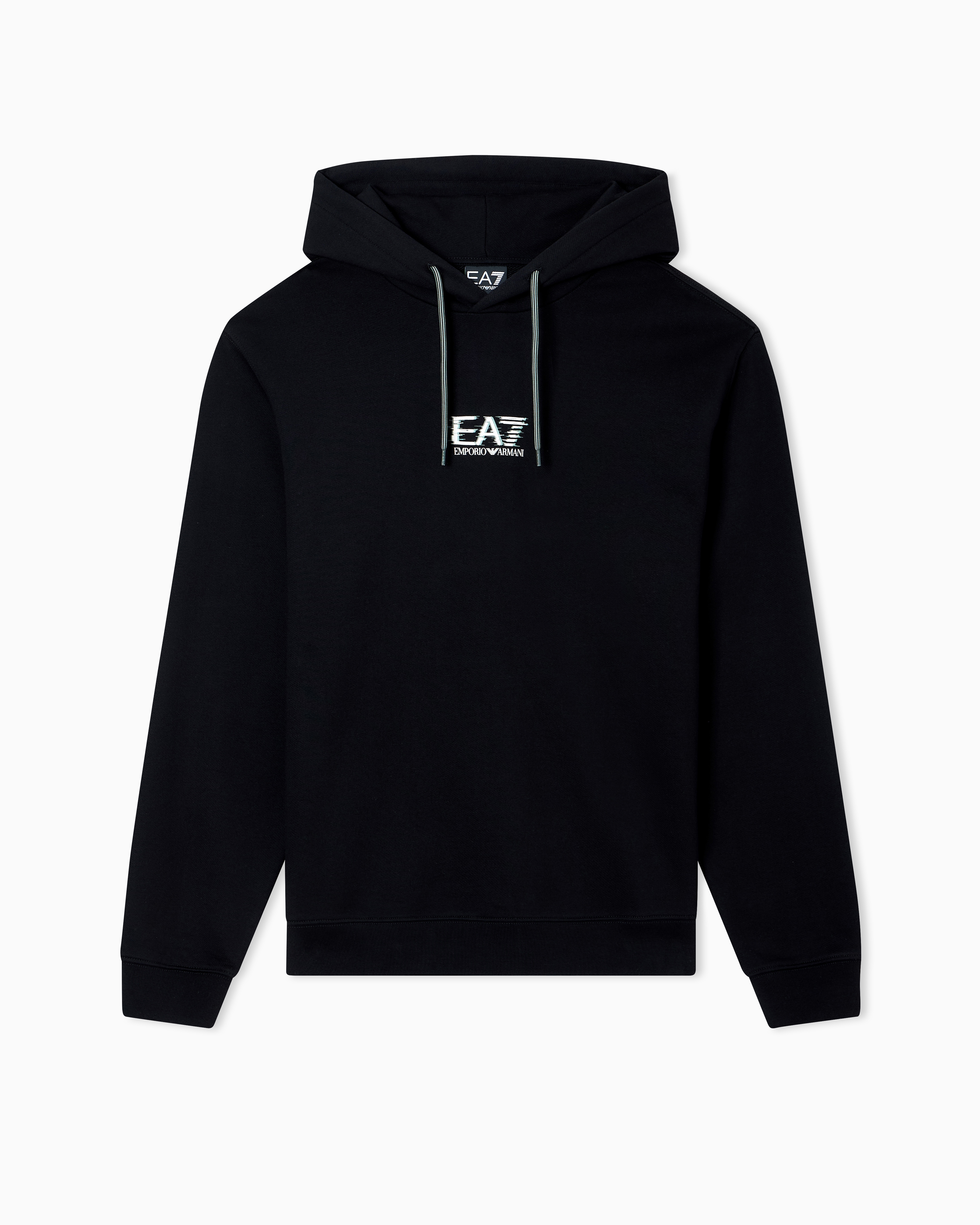Visibility cotton hooded sweatshirt