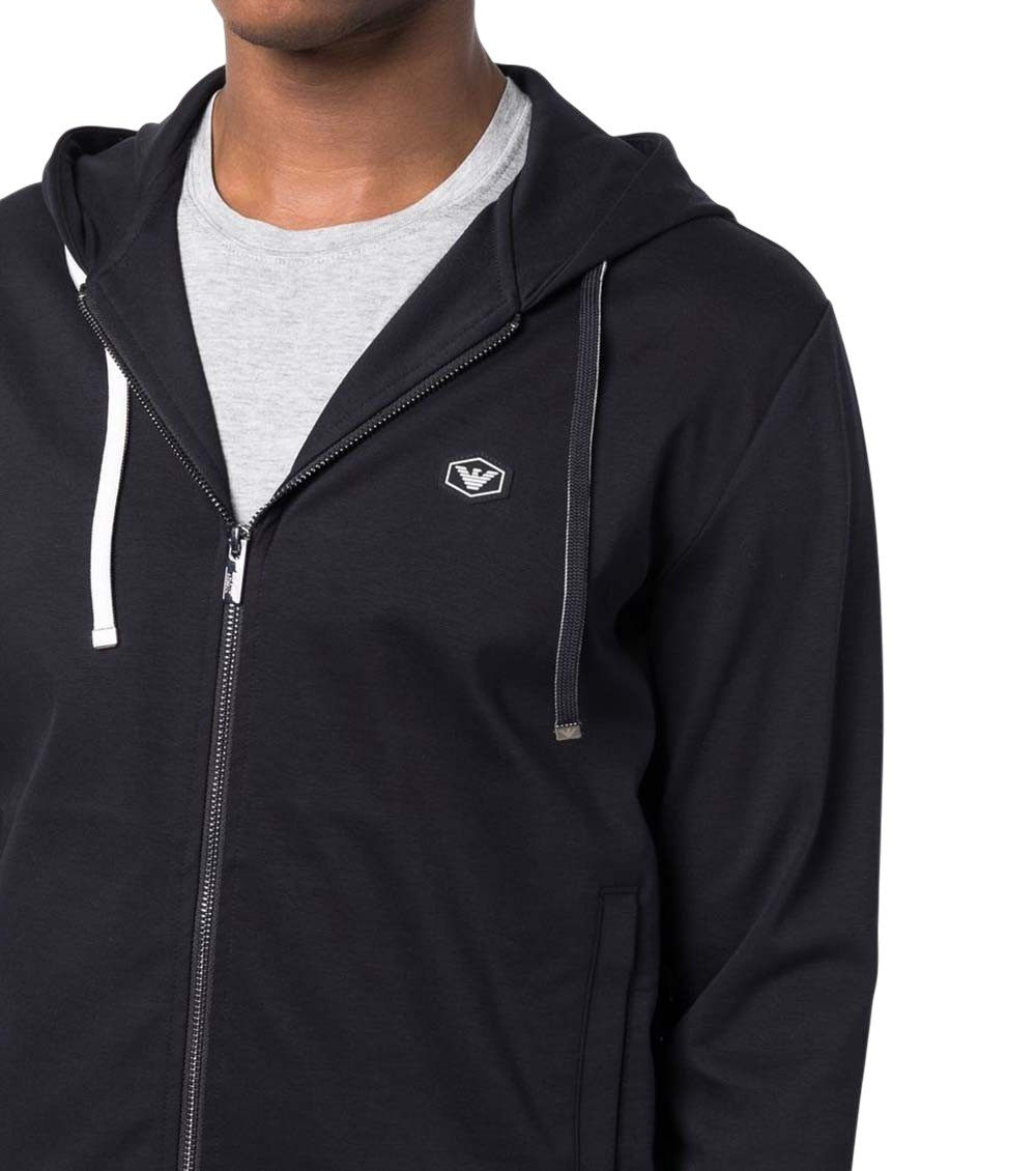 Navy Blue Hood Sweatshirt